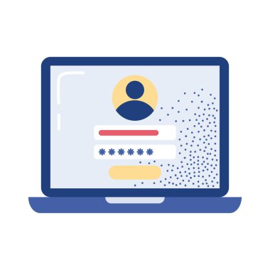 login template in laptop