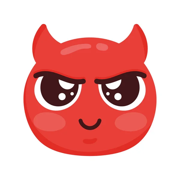 悪魔｜emojidex -絵文字 — ストックベクタ