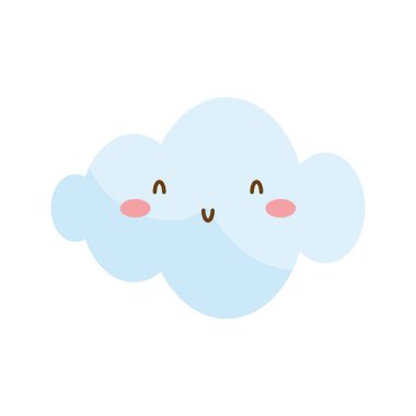 bulut gökyüzü kawaii tarzı