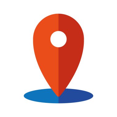 pin işaretleyici konumu
