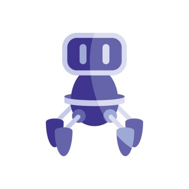 mor robot yüzüyor