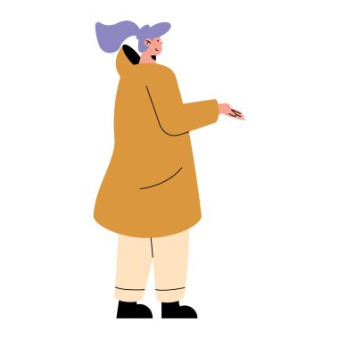 Kadın evsiz soruyor