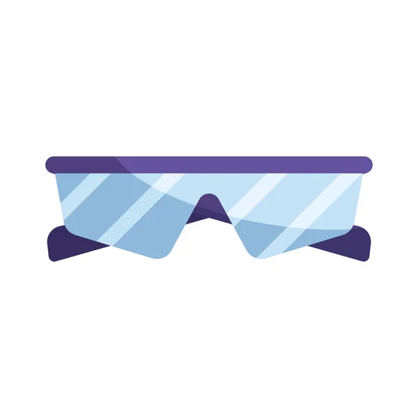 Utrustning för arbetsskyddsglasögon — Stock vektor
