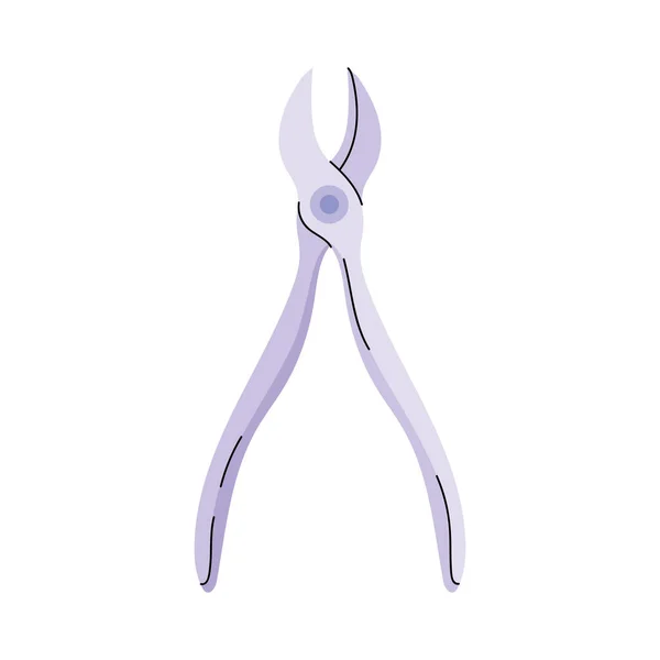 Manicure tweezers tool — Stock Vector