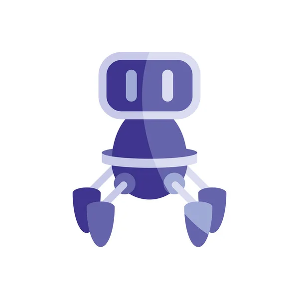 Flotador robot púrpura — Archivo Imágenes Vectoriales