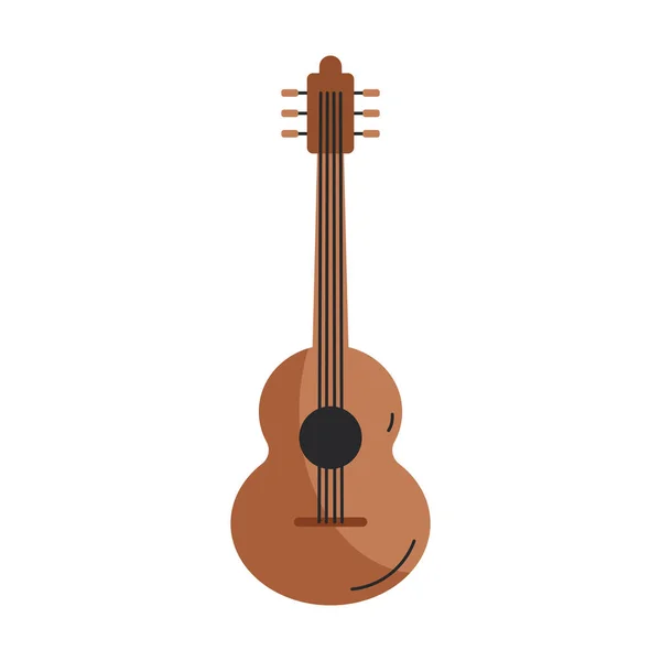 Gitar müzik enstrümanı — Stok Vektör