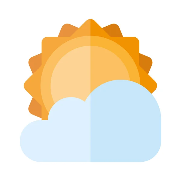 云中的太阳 — 图库矢量图片