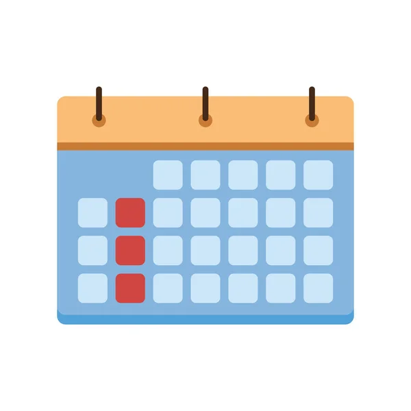 Calendario recordatorio fecha — Vector de stock