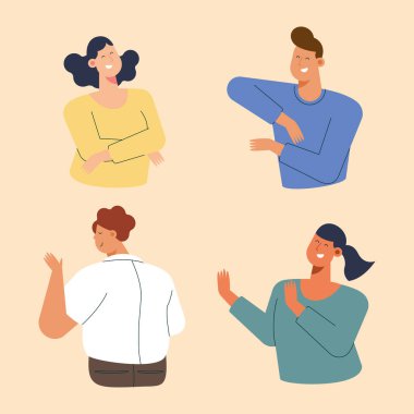 dört genç karakter