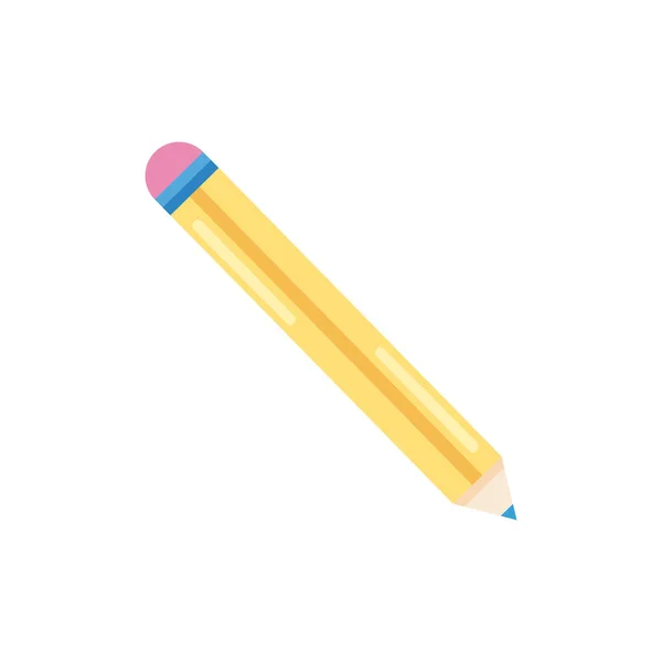 Fournitures scolaires crayon — Image vectorielle