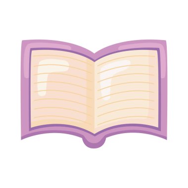 purple book open