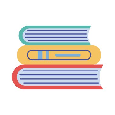 üç kitap malzemesi.