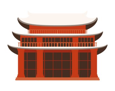 Asya kırmızı pagodası