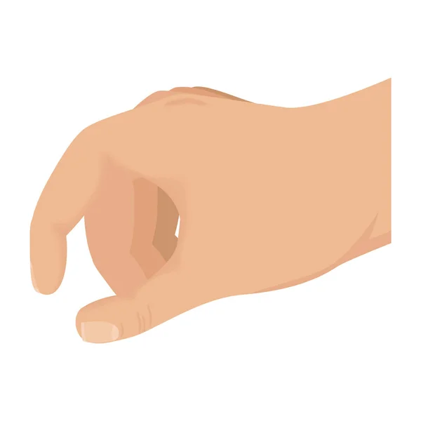 Prise humaine de main — Image vectorielle