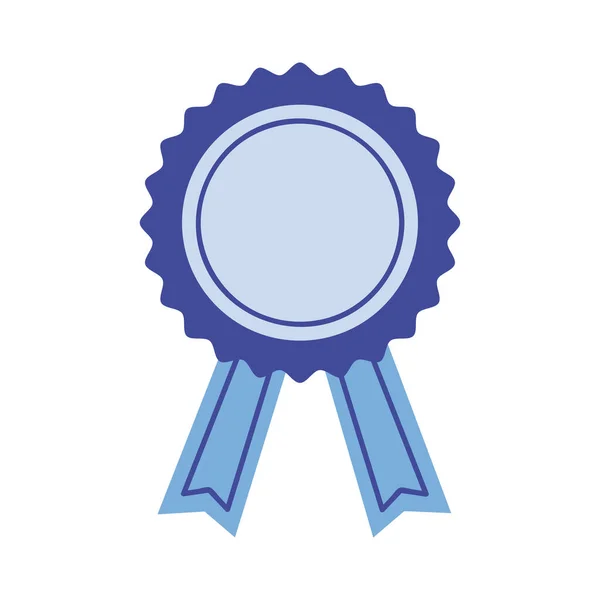 Blue medal award — Stock Vector