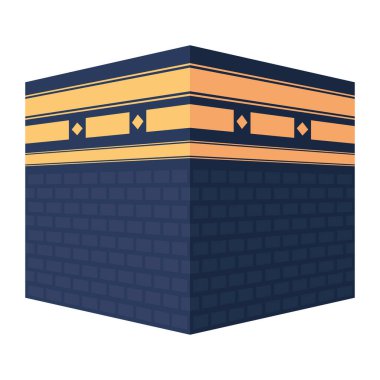 Mavi Müslüman kutsal Mekke