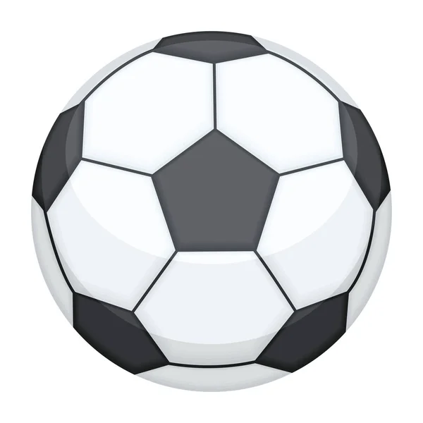 Ballon sport football — Image vectorielle