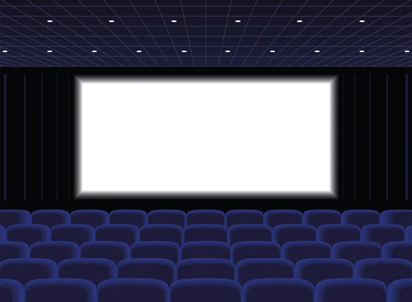 Αίθουσα κινηματογράφου — Διανυσματικό Αρχείο