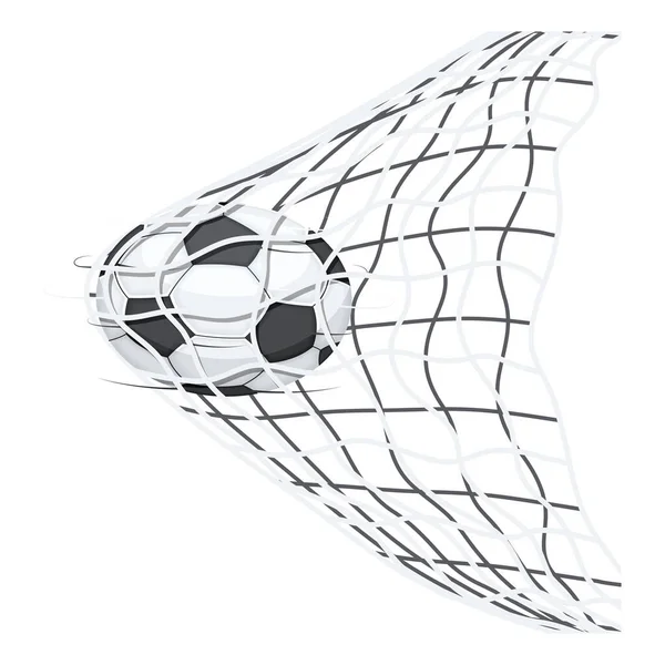 Soccer sport ball goal — Stock Vector