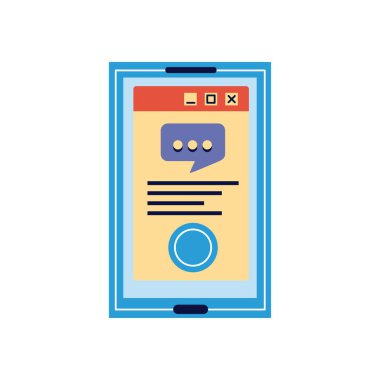 Web sayfası şablonu ile Smartphone