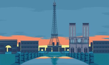 Paris şehir manzarası