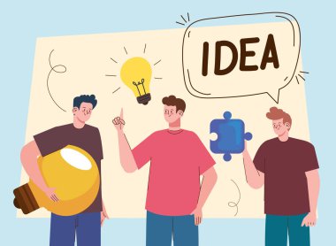 Karakterleri olan yaratıcı çocuklar