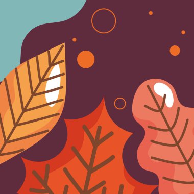 Yapraklı güz mevsimi posteri