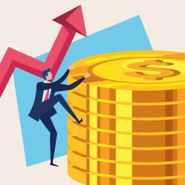 Bozuk paralar ve ok karakterli iş adamı