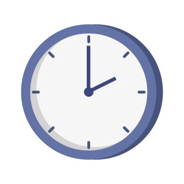 saat saati izole edilmiş simge