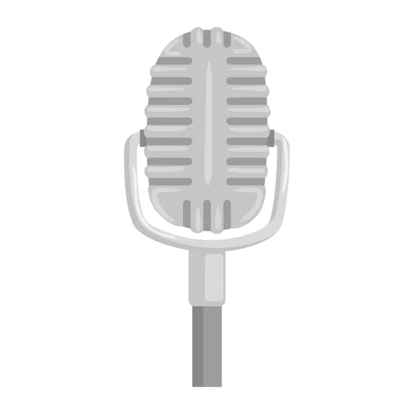 Microphone Sound Device Tech Icon — Stock Vector