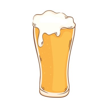 köpüklü retro bira bardağı