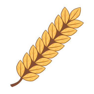 Arpa kulak sivriliği izole edilmiş simge