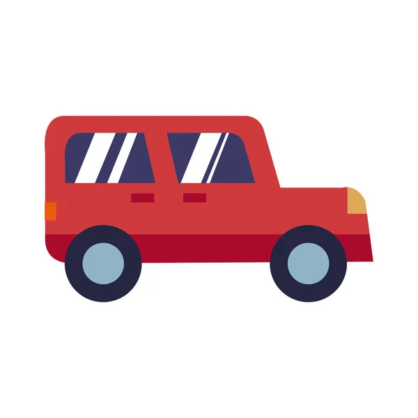 Ícone Brinquedo Carro Pequeno Vermelho —  Vetores de Stock