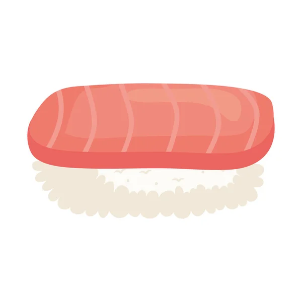 Nigiri Sushi Japanische Lebensmittel Ikone — Stockvektor