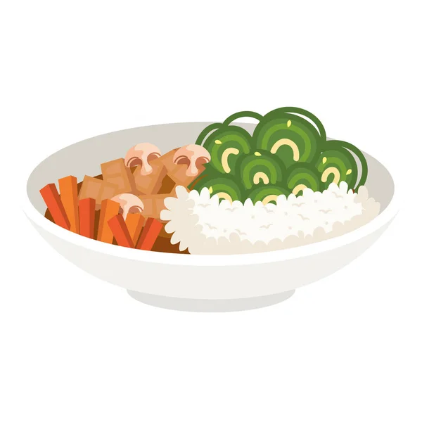 Curry Riz Japonais Food Icon — Image vectorielle