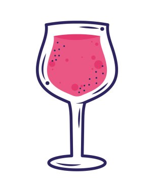 tropik kokteyl kırmızı bardak simgesi