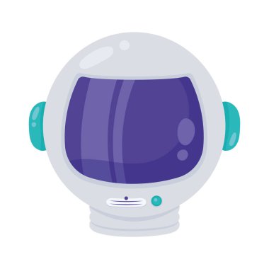 Miğfer astronot alanı dış simgesi