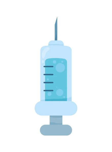 Jeringa Inyectable Vacuna Icono Médico — Archivo Imágenes Vectoriales