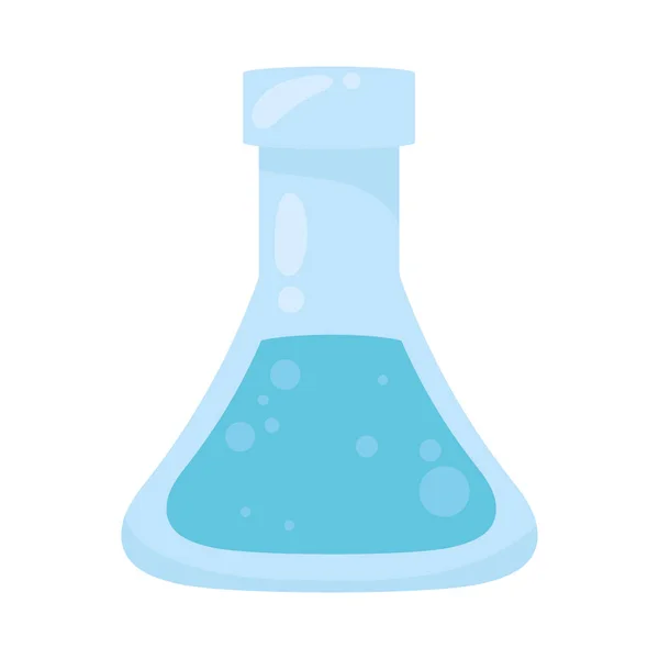 Tube Test Flask Laboratory Icon — Stock Vector