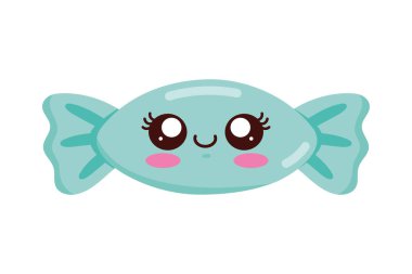 Şeker Kawaii tatlı yemek karakteri