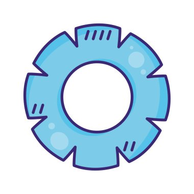 mavi dişli dişli makine simgesi