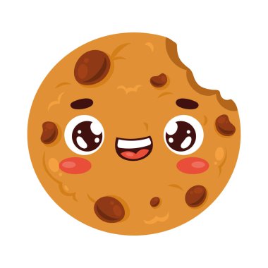 Cookie Kawaii yemek çizgi roman karakteri