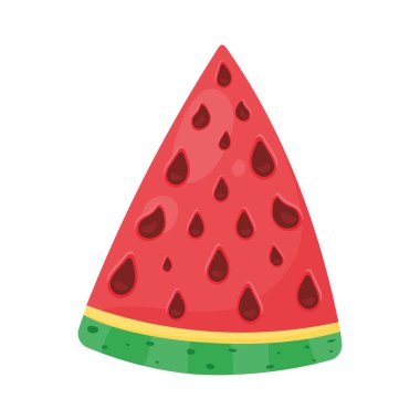 Taze karpuz meyve etiketi simgesi