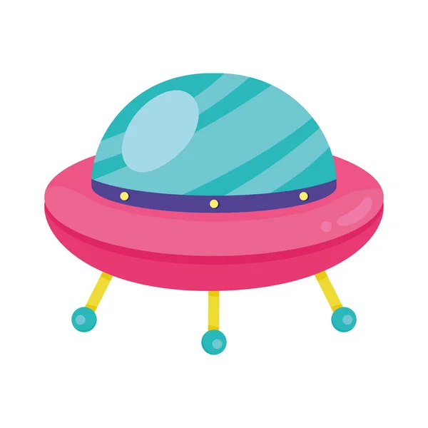 Ufo Flying Space Outer Icon — Stock Vector