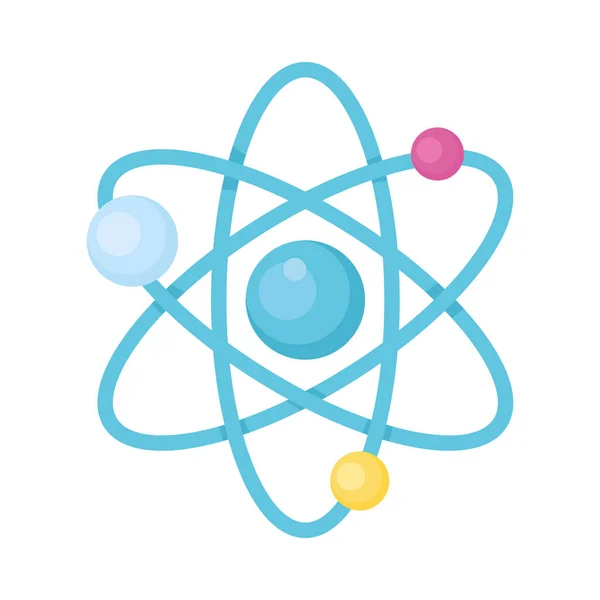 Atommolekül Teilchen Wissenschaft Symbol — Stockvektor