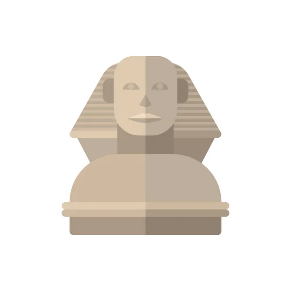 Grand Sphinx Icône Giza — Image vectorielle