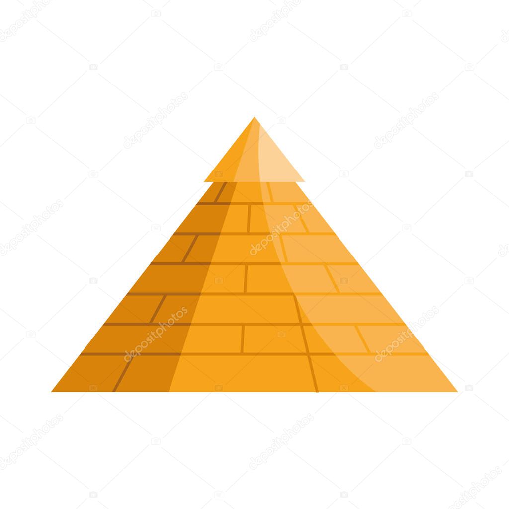 egyptian culture pyramid landmark icon