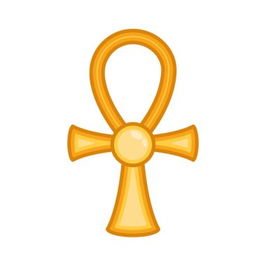 Altın Mısır haçı dini simgesi