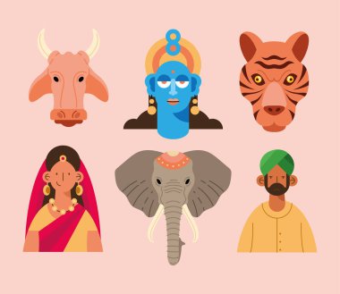 6 Hint kültürü simgesi