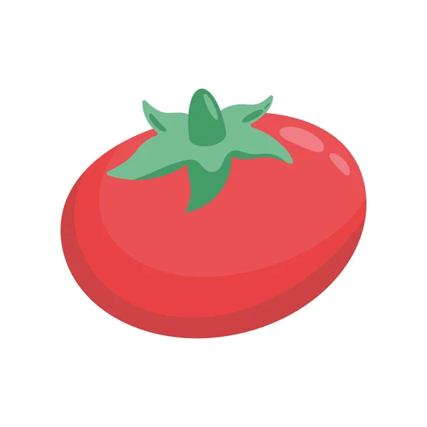 Färsk Tomat Grönsak Natur Ikon — Stock vektor